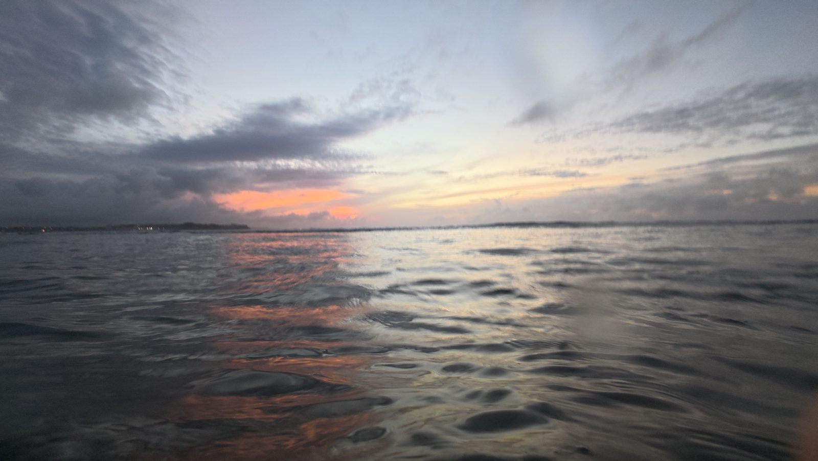 건비치 스노클링 - 노을