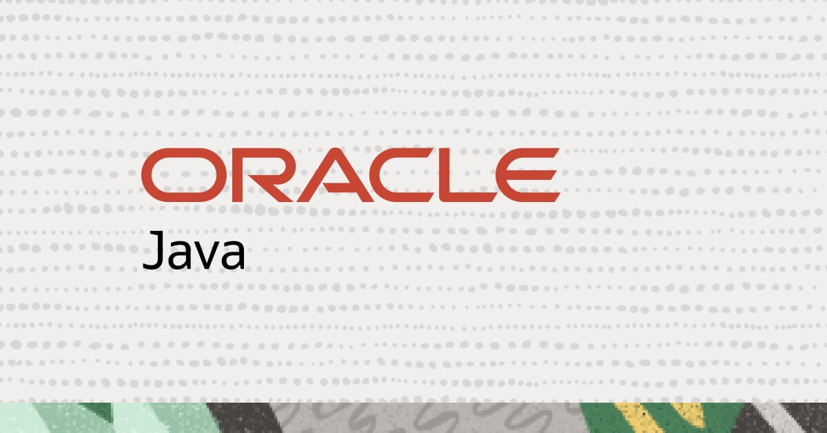 Oracle Java 공식 이미지