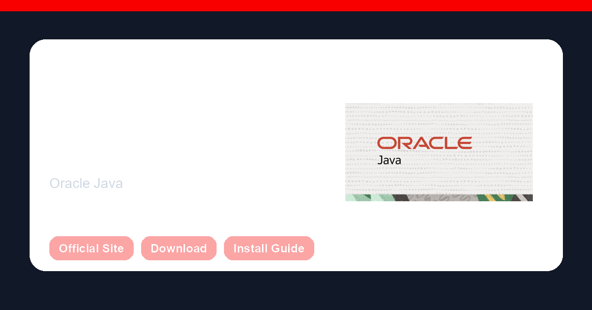 [Tools] Oracle Java 설치와 사용법: 공식 JDK 다운로드부터 JAVA_HOME 설정까지 - NeoMind Studio™